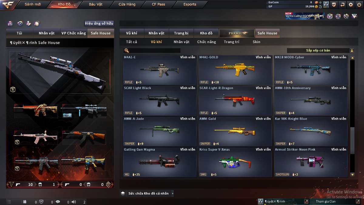 shop acc cf uy tin gia re